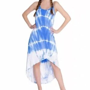 P.J. Salvage Tie Dye Hi Lo Hemline Nightgown - Medium
